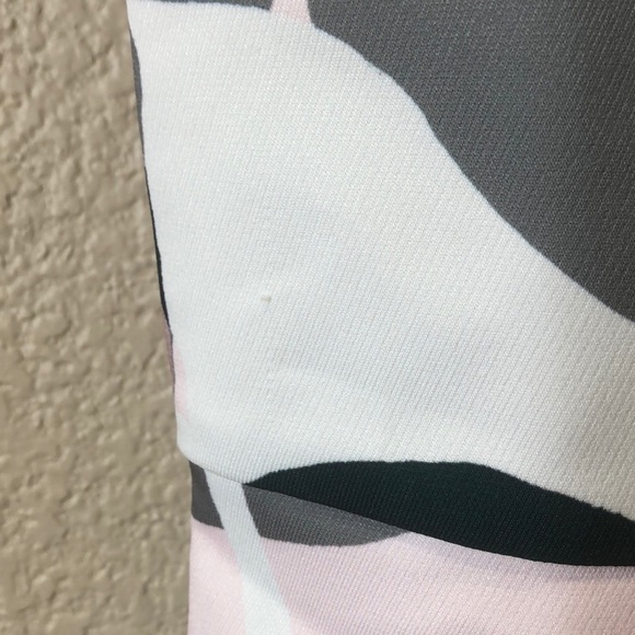 Cooper St Leaf Dancer Ruffle Hem Dress V-Neck 6 - Picture 4 of 8